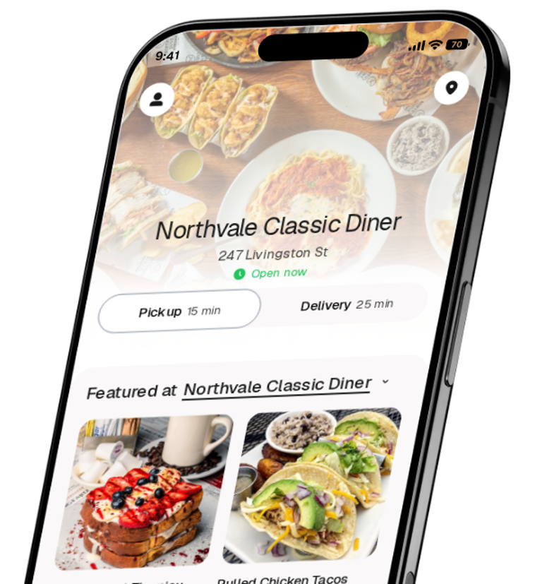 Northvale Classic Diner app preview