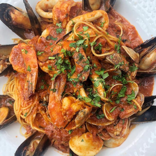 Capellini Pescatore.