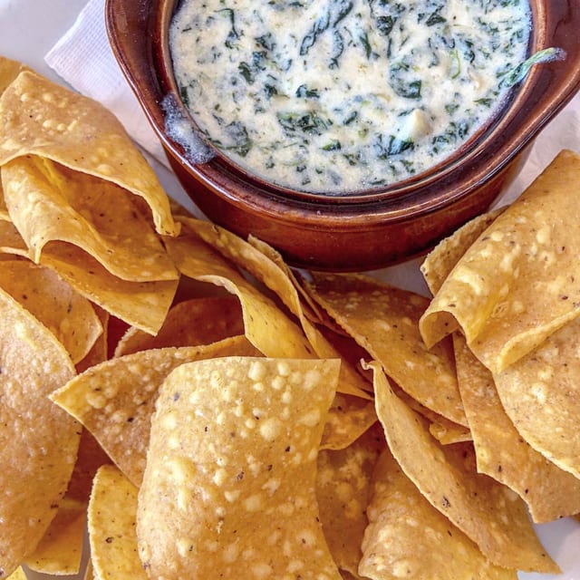 Spinach and Artichoke Dip (GF, V).