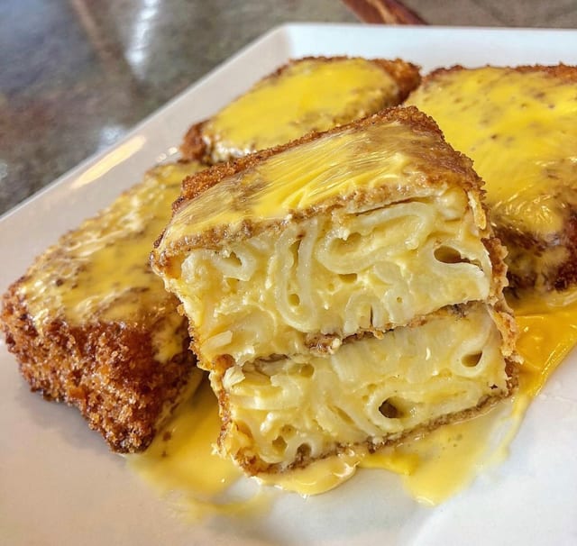 Mac & Cheese Squares.