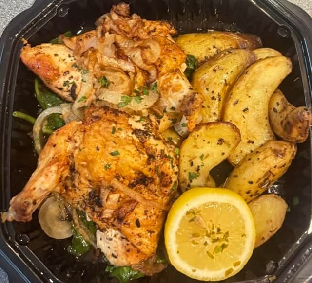 Free Range Half Chicken.