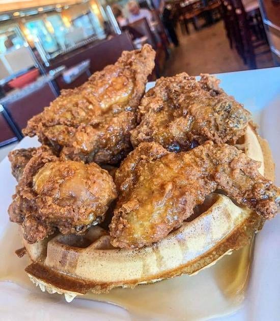 Fried Chicken & Waffle.